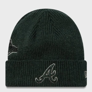 New Era Beanie WS Patch MLB Atlanta Braves uniseks Czapki beanie zielony rozmiar Akcesoria