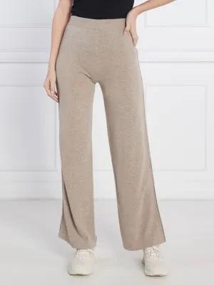 Beatrice B Wełniane spodnie dzianinowe | Relaxed fit | z dodatkiem kaszmiru