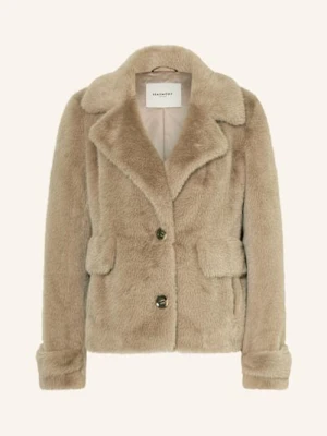 Beaumont Kurtka Ze Sztucznego Futra Abby beige