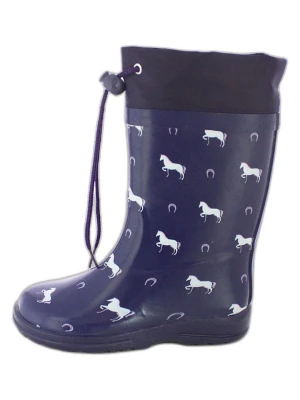 Beck Kalosze "Horses" w kolorze granatowym rozmiar: 30