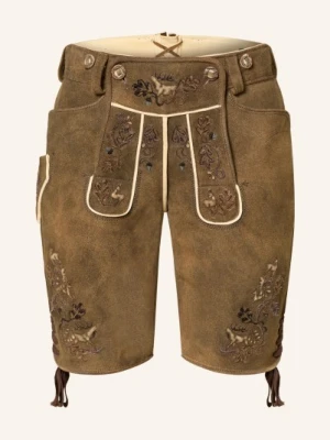 Beckert Skórzane Spodnie Meran braun