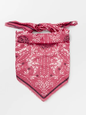 Becksöndergaard Chusta "Nassilia" w kolorze różowym - 130 x 130 cm rozmiar: onesize