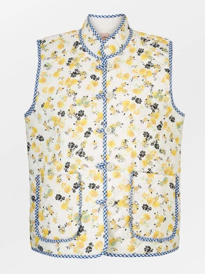 Becksöndergaard Kamizelka "Eloisa" w kolorze biało-żółtym rozmiar: M
