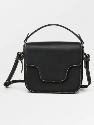 Becksöndergaard Skórzana torebka "Glossy Iris" w kolorze czarnym - 32 x 40 cm rozmiar: onesize