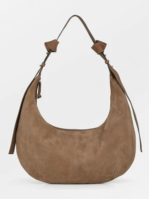 Becksöndergaard Skórzana torebka "Lona" w kolorze jasnobrązowym - 30 x 24 cm rozmiar: onesize