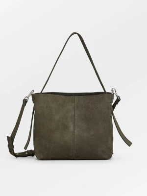 Becksöndergaard Skórzana torebka w kolorze khaki - 24 x 22 x 10 cm rozmiar: onesize