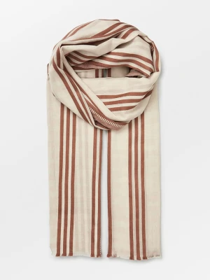 Becksöndergaard Szal "Kamea" w kolorze kremowo-czerwonym - 200 x 100 cm rozmiar: onesize