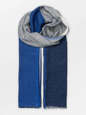 Becksöndergaard Szal "Kikko" w kolorze granatowo-szarym - 200 x 100 cm rozmiar: onesize