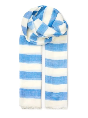 Becksöndergaard Szal w kolorze biało-niebieskim - 200 x 100 cm rozmiar: onesize