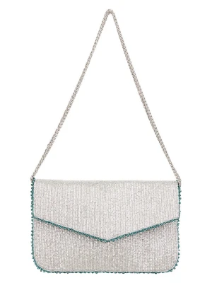 Becksöndergaard Torebka "Paradi" w kolorze srebrnym - 24,5 x 15,5 cm rozmiar: onesize