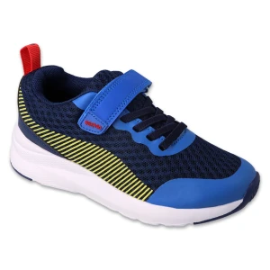 Befado buty sportowe młodzieżowe na rzep 516Q320 niebieskie