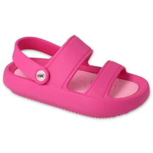 Befado sandałki piankowe dziecięce - light pink/ dark pink 069X006 różowe