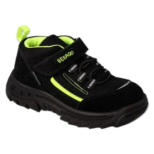 Befado sportowe dziecięce black/green 515X004 czarne