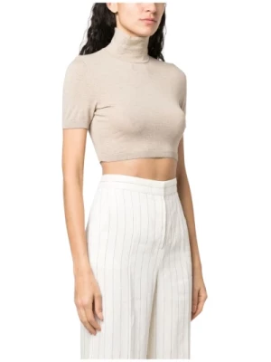 Beige Aire Turtleneck Sweater Max Mara