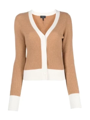 Beige Cashmere Vee Cardigan Rag & Bone