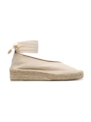 Beige Gea Wedge-Ballet Espadrilles Castañer