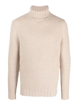 Beige Turtleneck Sweater M130 Aspesi