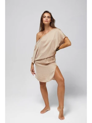 Beliza Sukienka "Jul" w kolorze beżowym rozmiar: M