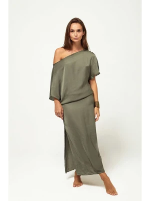 Beliza Sukienka "Julia" w kolorze khaki rozmiar: L