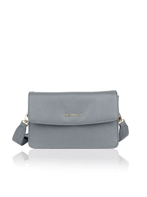 Bellicci Skórzana torebka "Caprisha" w kolorze błękitnym - 24 x 15 x 7 cm rozmiar: onesize