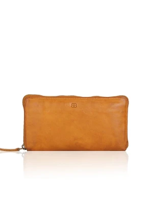 Bellicci Skórzany portfel "Chalice" w kolorze jasnobrązowym - 19 x 10 x 3 cm rozmiar: onesize