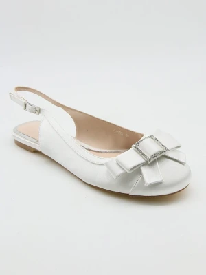Bellucci Baleriny w kolorze białym rozmiar: 38