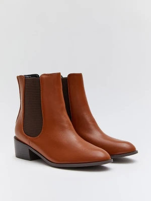 Bellucci Botki w kolorze jasnobrązowym rozmiar: 36