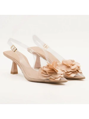 Bellucci Czółenka w kolorze beżowym rozmiar: 37