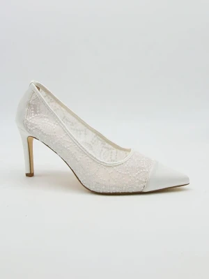 Bellucci Czółenka w kolorze białym rozmiar: 38