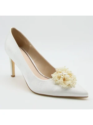 Bellucci Czółenka w kolorze białym rozmiar: 39