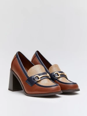 Bellucci Czółenka w kolorze granatowo-brązowym rozmiar: 41