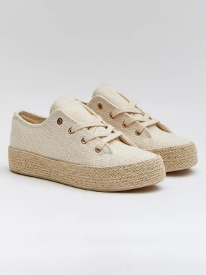 Bellucci Espadryle w kolorze beżowym rozmiar: 37