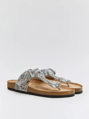 Bellucci Japonki w kolorze srebrnym rozmiar: 37