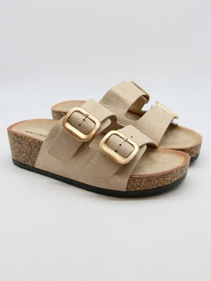 Bellucci Klapki w kolorze beżowym rozmiar: 40