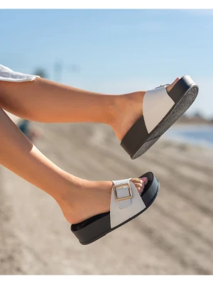 Bellucci Klapki w kolorze białym rozmiar: 36