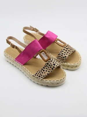 Bellucci Sandały w kolorze różowo-jasnobrązowym rozmiar: 40