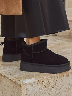 Bellucci Skórzane botki w kolorze czarnym rozmiar: 40