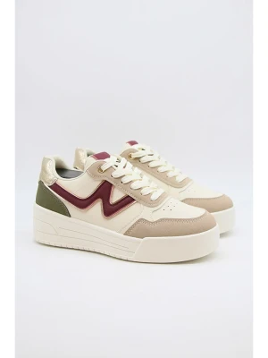 Bellucci Sneakersy w kolorze beżowo-bordowym rozmiar: 37