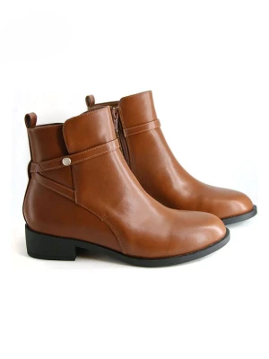 Belluci Botki w kolorze jasnobrązowym rozmiar: 39