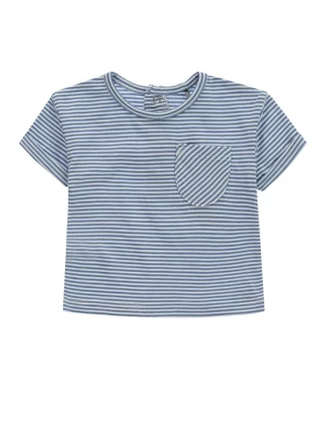 bellybutton Koszulka w kolorze niebiesko-białym rozmiar: 74