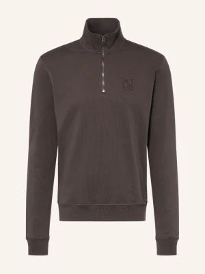 Belstaff Bluza Dresowa Typu Troyer Curator gruen CZIEMNOSZARY