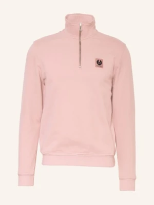 Belstaff Bluza Dresowa Typu Troyer rosa