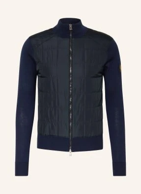 Belstaff Kardigan Kelbrook Z Mieszanki Materiałów blau