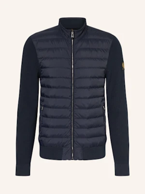 Belstaff Kurtka Puchowa Control Z Mieszanki Materiałów blau