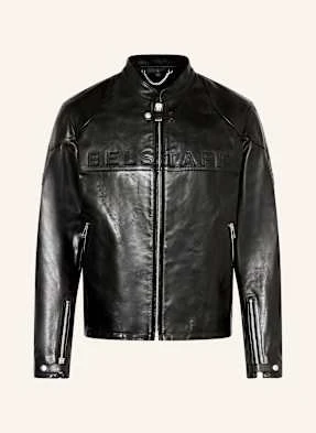 Belstaff Kurtka Skórzana Competition Racer schwarz