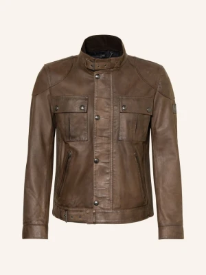 Belstaff Kurtka Skórzana Gangster braun CIEMNOBRĄZOWY