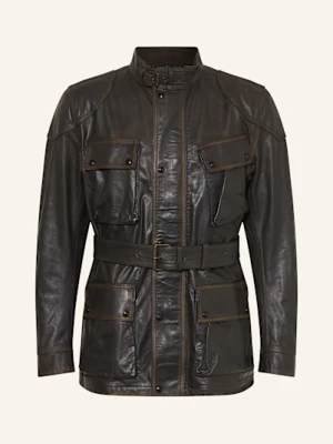 Belstaff Kurtka Skórzana Legacy Trialmaster schwarz