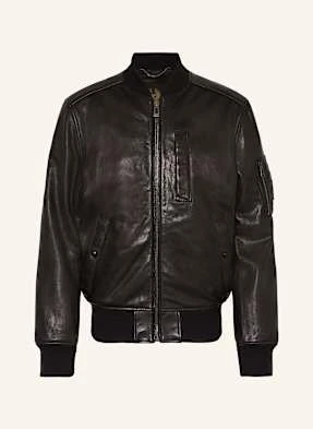 Belstaff Kurtka Skórzana Marker schwarz