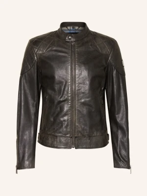 Belstaff Kurtka Skórzana Outlaw schwarz CZARNY