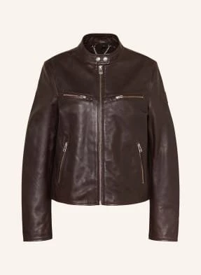 Belstaff Kurtka Skórzana Pine braun